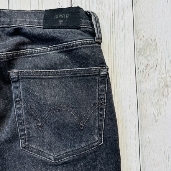 Edwin Pixie 9” Mid Rise Skinny Jeans Size 28 - Picture 11 of 13